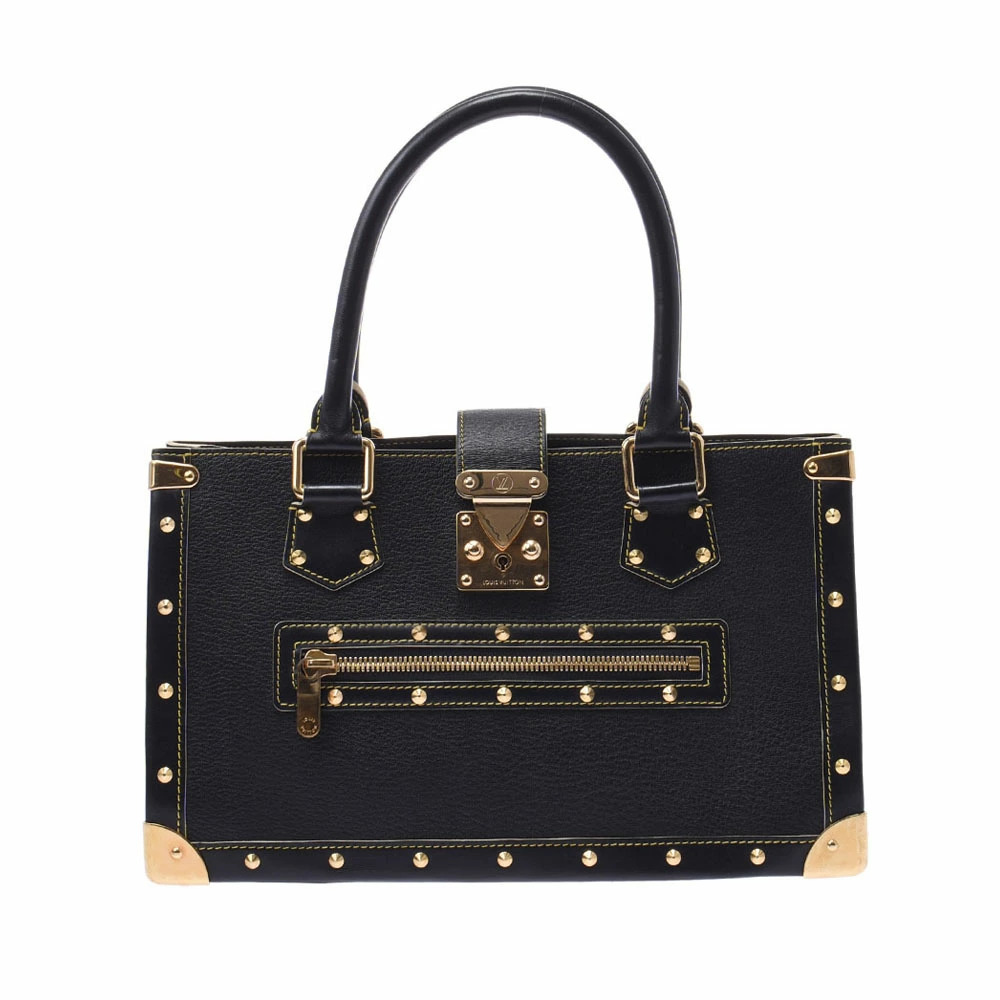 LOUIS VUITTON Suhali Fabulous Black Leather Handbag